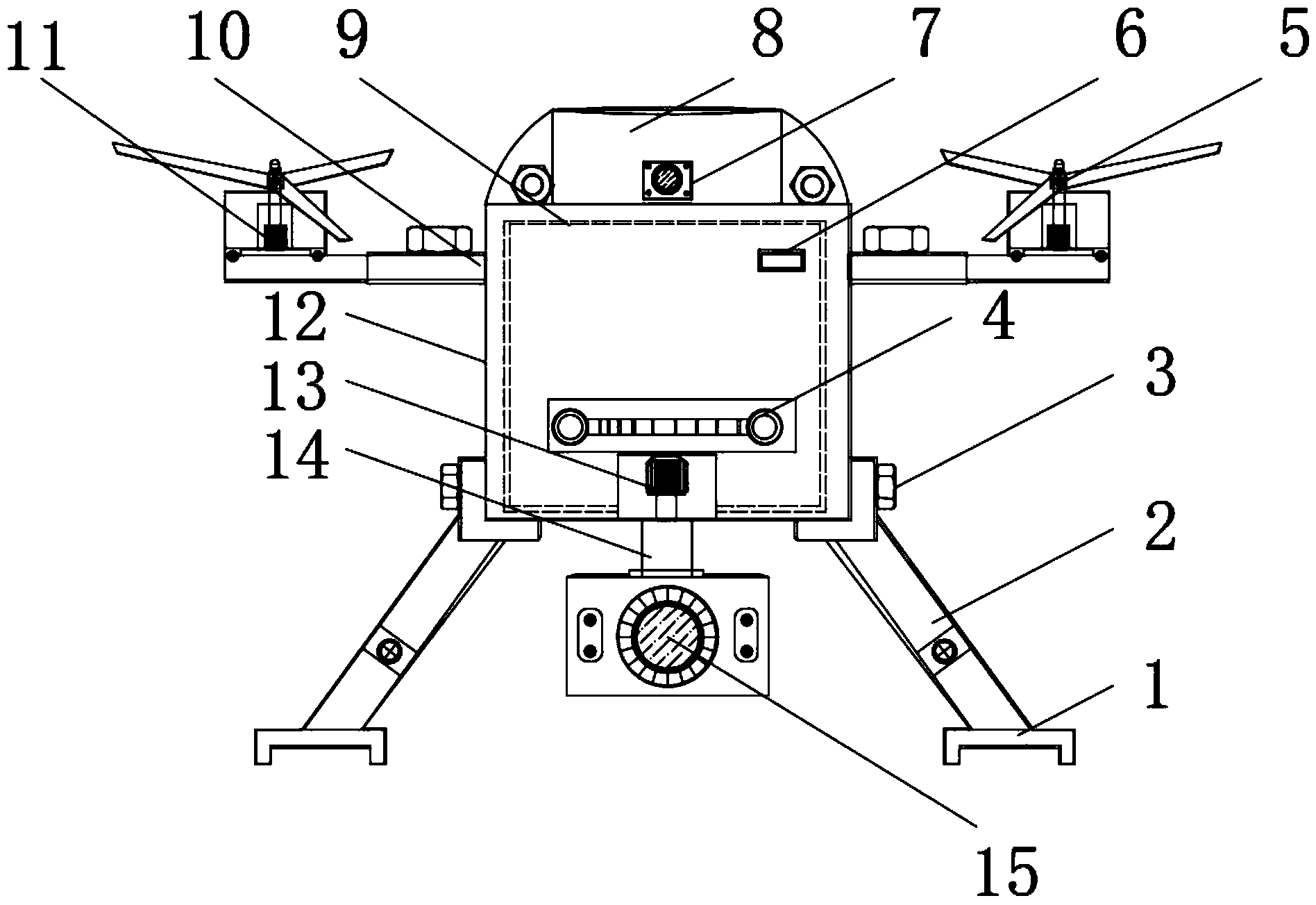 智能定位侦查火情的消防无人机 智能定位侦查火情的消防无人机