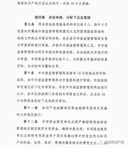 邵阳市知识产权战略推进专项资金管理办法 邵阳市知识产权战略推进专项资金管理办法