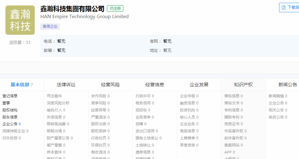 鑫瀚科技公司 鑫瀚科技公司